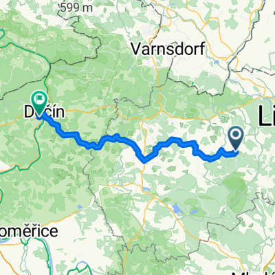 Von Hamr na Jezeře bis Tetschen