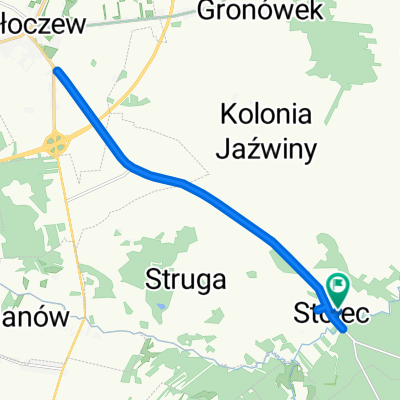 Stolec, Złoczew do Stolec, Złoczew