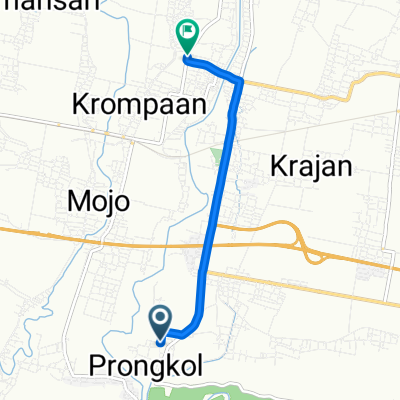 X4WR+96C to Jalan Cepiring-Gemuh