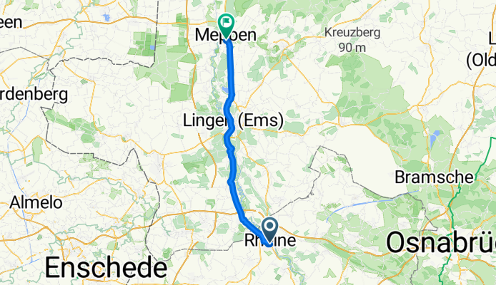 Matthiasstraße nach Lingener Straße