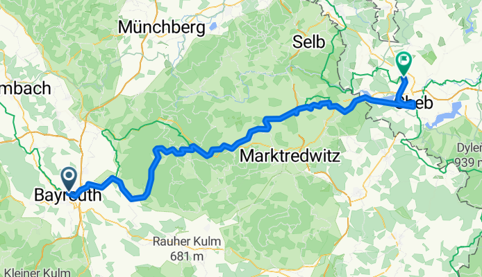 Von Bayreuth bis Eger