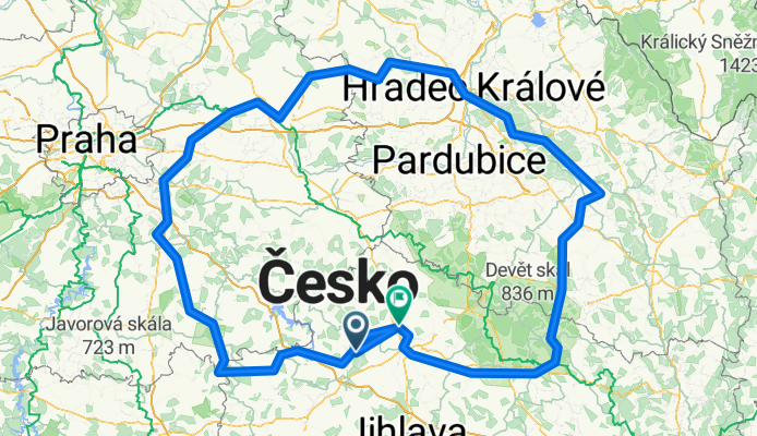 From Kejžlice to Havlíčkův Brod