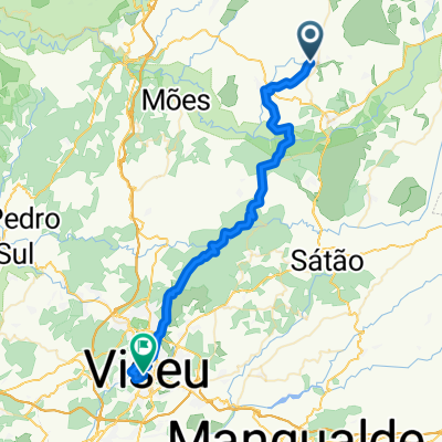 Rua da Encosta, Touro nach Avenida Alberto Sampaio, Viseu