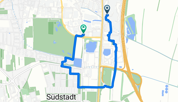 Scs-Straße, Vösendorf to Johann Steinböck-Straße, Brunn am Gebirge