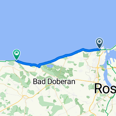 Strandweg, Rostock nach Zur Seebrücke, Kühlungsborn