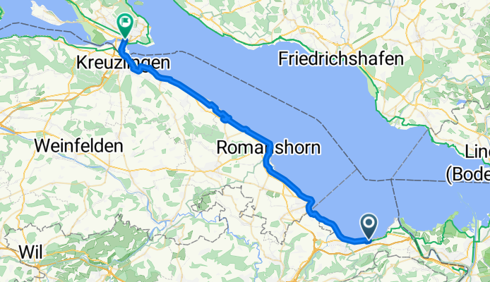 Seebleichestrasse, Rorschacherberg to Hans-Sauerbruch-Straße, Konstanz