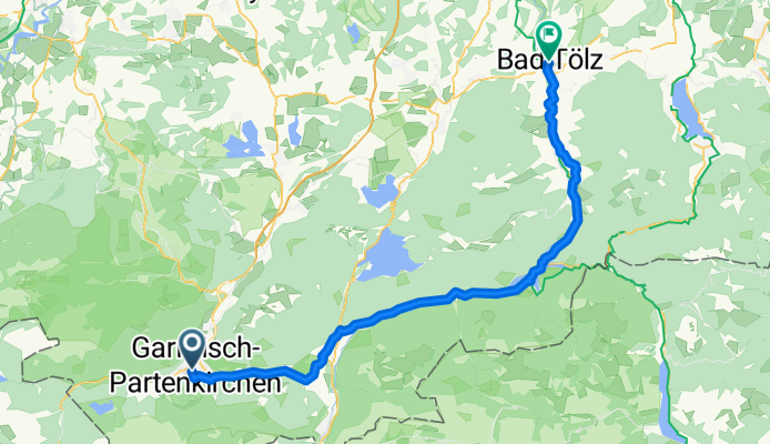 Von Garmisch-Partenkirchen bis Bad Tölz