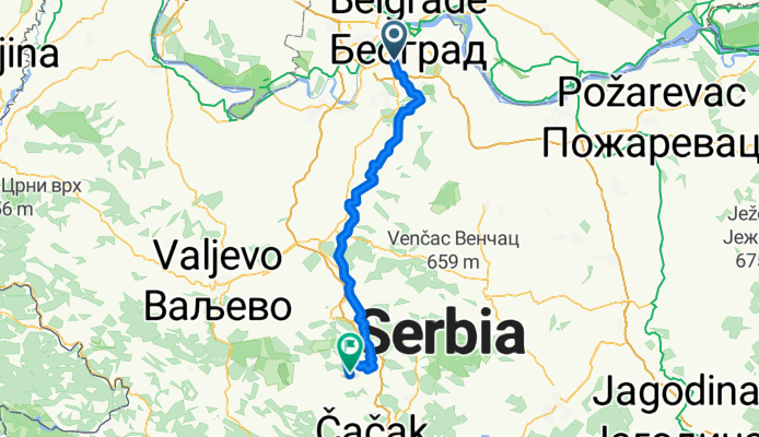 From Belgrade to Lozanj