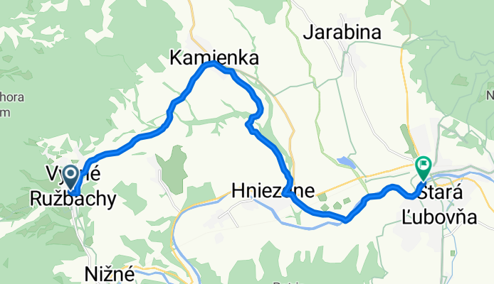 From Vyšné Ružbachy to Stará Ľubovňa