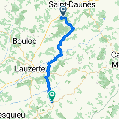 Rue du Petit Rapporteur, Montcuq-en-Quercy-Blanc nach D 81, Cazes-Mondenard