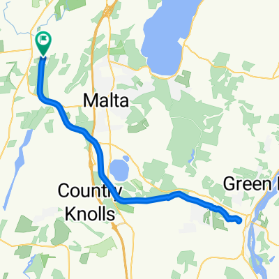 Oak St, Ballston Spa to Oak St, Ballston Spa