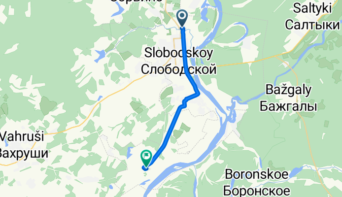 улица Яна Райниса, Слободской до Боярская улица, Слободской