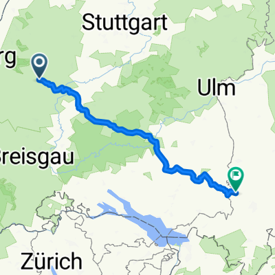 Route nach Altusried