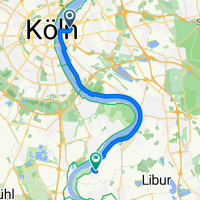 Luise-Straus-Ernst-Straße, Köln nach Sandbergstraße, Köln