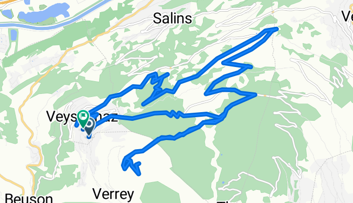 Chemin de Pra, Veysonnaz to Chemin de Pra, Veysonnaz