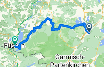 From Ohlstadt to Fussen
