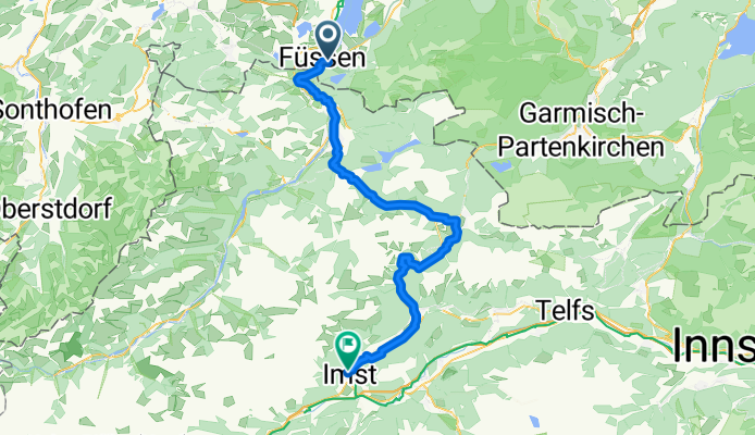 From Fussen to Imst