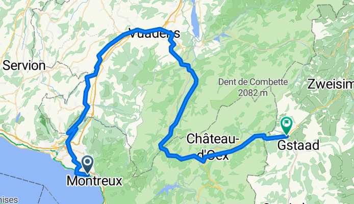 From Montreux to Saanen