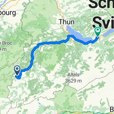 From Saanen to Spiez