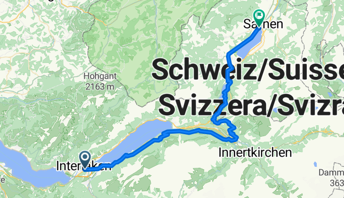 From Spiez to Sarnen