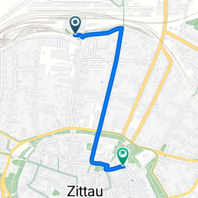 D 01 1,6km Zittau-Bhf.