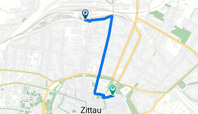 D 01 1,6km Zittau-Bhf.