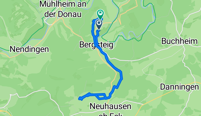 Zollerstraße, Fridingen an der Donau nach Gerberstraße, Fridingen an der Donau