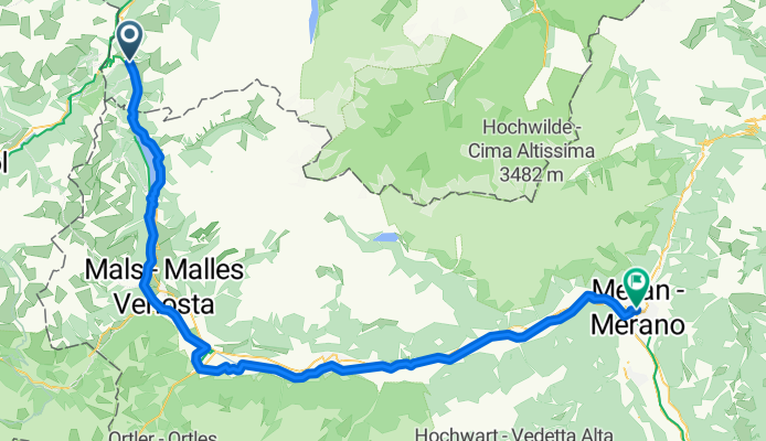 From Nauders to Merano