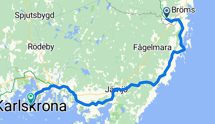Torsås - Karlskrona