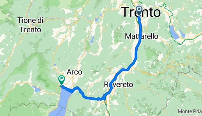 From Trento to Riva del Garda