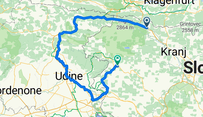 Jesenice to Most na Soči