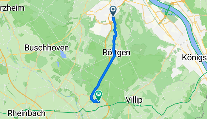 Provinzialstraße, Bonn nach Holunderweg, Meckenheim
