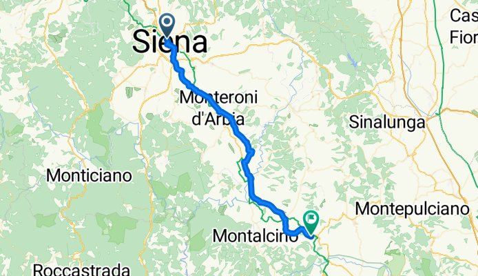 Siena - San Quirico d'Orcia