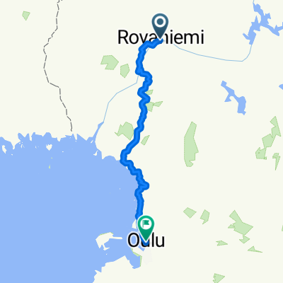 Von Rovaniemi bis Oulu
