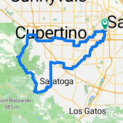 Route to Cupertino
