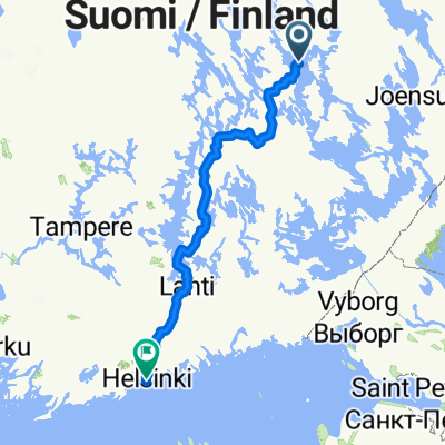 Von Kuopio bis Helsinki