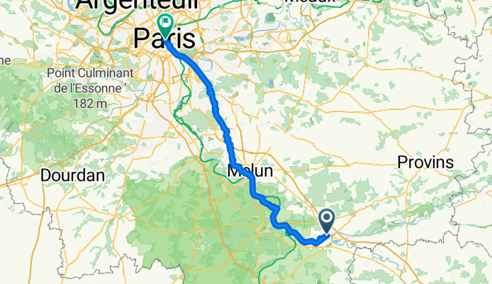 Montereau-Fault-Yonne - Paris