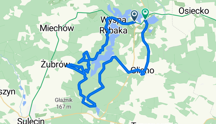 Spacerowa, Lubniewice do Jana Pawła II, Lubniewice