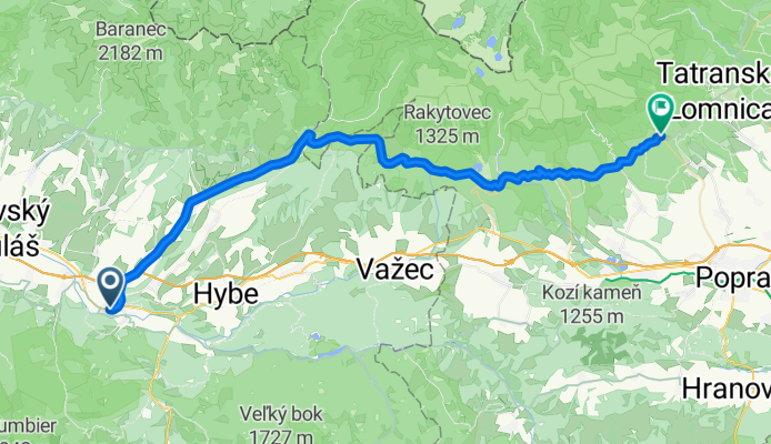 Liptovský Hrádok - Vysoké Tatry