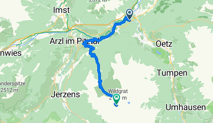 Von Roppen bis Sankt Leonhard im Pitztal