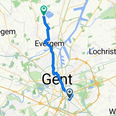 Gontrodestraat, Gent naar Volpenswege, Evergem