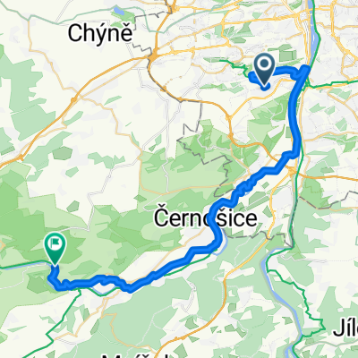 Sídliště Barrandov to Karlštejn