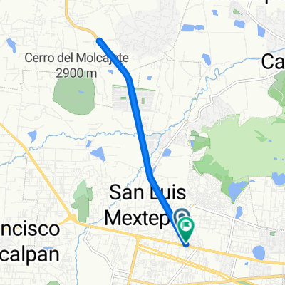 De Avenida Almoloya de Juárez a Paseo Presidente Adolfo López Mateos