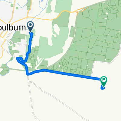 East St, Goulburn to Shaws Creek Rd, Boxers Creek