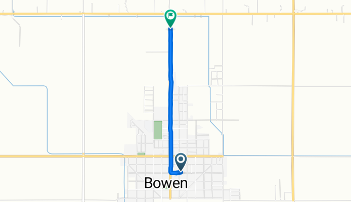 Ruta desde G. Alvear &amp;