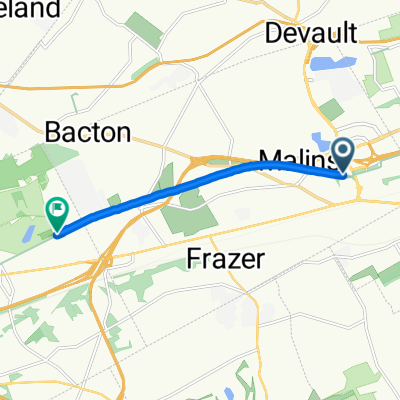 Chester Valley Trail, Malvern to Church Farm Ln, Exton