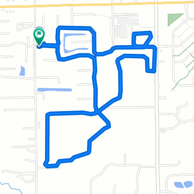 Driftwood Ln, Greenwood to Driftwood Ln, Greenwood