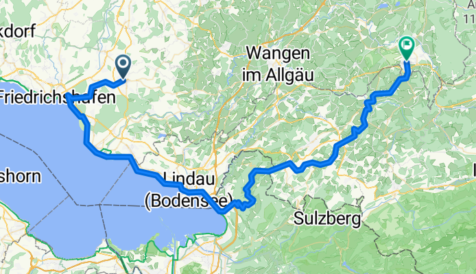 Tettnang nach Isny im Allgäu