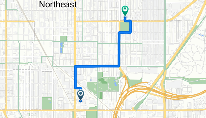 Broadway St NE, Minneapolis to NE Ulysses St, Minneapolis
