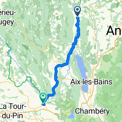 De Seyssel - Corbonod à Routes des Champagnes